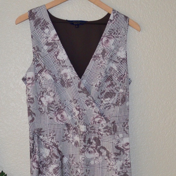 Rachel Roy Giles Floral Houndstooth Dress Sz 6 - Picture 2 of 7